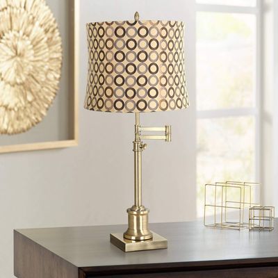 Lighitng 36" Large Desk Lamp Westbury Copper Brass Adjustable Swing