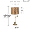 Lighitng 36" Large Desk Lamp Westbury Copper Brass Adjustable Swing view 4