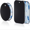 Yianerm Mount Metal Plates Replacement Kits with Adhensive for Magnetic Car Mount Phone Holder 4 Pack (2 Rectangle 2 Round) view 1