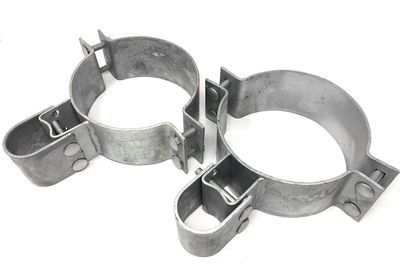 FENCESMART4U Industrial Steel Unfinished Gray Butt Hinges - Gate Frame 1-5/8" or 1-7/8" (2 Sets Pack) (6-5/8")