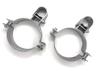 FENCESMART4U Industrial Steel Unfinished Gray Butt Hinges - Gate Frame 1-5/8" or 1-7/8" (2 Sets Pack) (6-5/8") view 2