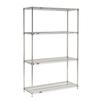 Nexel 14368AC Quick Adjust Chrome Wire Shelving, 36x14x86 view 2