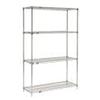 Nexel 14368AC Quick Adjust Chrome Wire Shelving, 36x14x86 view 3