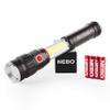 NEBO Slyde+, 300 Lumen LED Flashlight & 200 Lumen Worklight-Black view 1