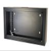 CNAweb 6U 19" Slim SoHo Wall Mount Rack Cabinet Enclosure 6" Depth - Black view 2
