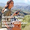 Midland GXT1000AZ GMRS Two-Way Radio (50-Channel, Long Range, 142 Privacy Codes, SOS, NOAA, Rechargeable Nickle Battery, Black/Silver, Single Pack) view 3