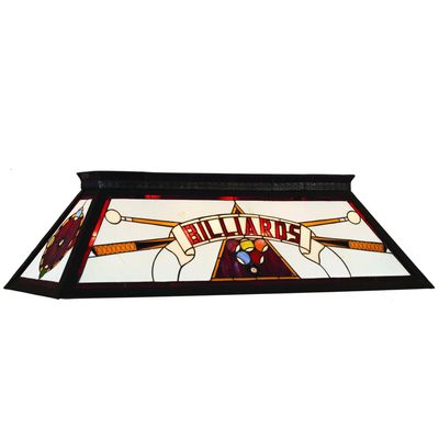 RAM Gameroom Products 44-Inch Billiard Table Light with KD Frame, Red, 44-Inch