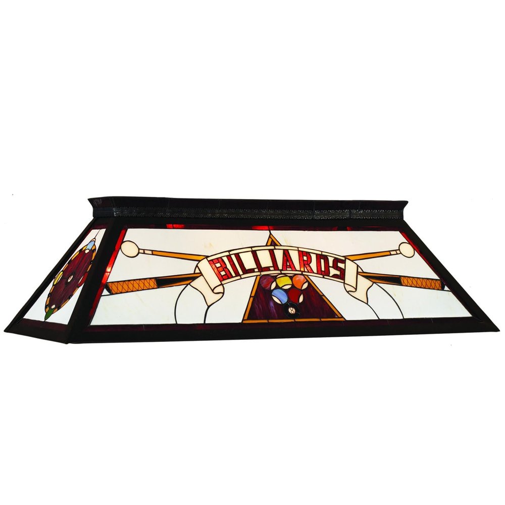 RAM Gameroom Products 44-Inch Billiard Table Light with KD Frame, Red, 44-Inch