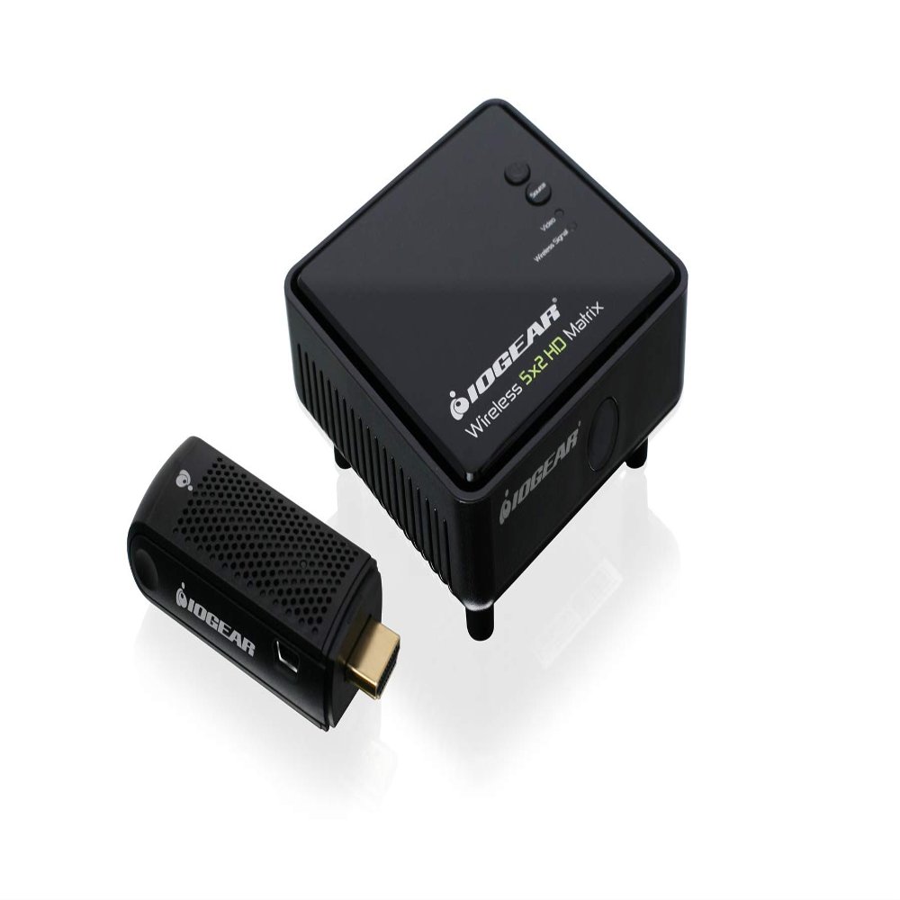 IOGEAR HDMI Wireless Transmitter & Receiver - Full HD 1080p - Up To 30ft - 5.1 Digital Audio - Plug & Play - Wirelessly Connect Laptop - Game Console - HDTV - Projector - GWHD11