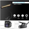 Rechargeable Music Stand Light, 19 LEDs Clip On Reading Light - 3 Level Brightness Settings, 3 Color Temperature Optional (Warm/Cool White/Natural Light Color), Perfect for Piano, Reading, Sewing view 4