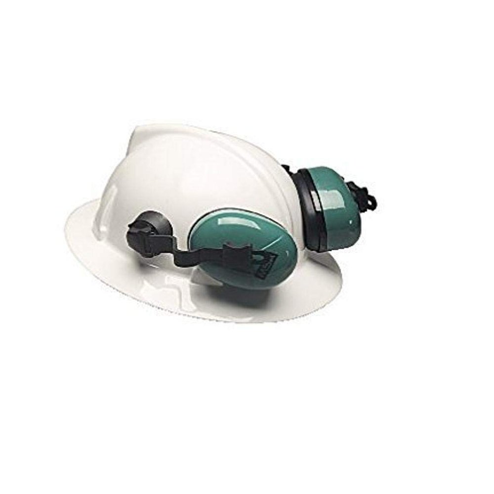 MSA Safety 10034487 Hat-Mounted Ear Muff, 25dB, Gray/Green