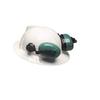 MSA Safety 10034487 Hat-Mounted Ear Muff, 25dB, Gray/Green view 1