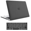 ProCase for MacBook Pro 15 2019 2018 2017 2016 A1990/A1707 with Touch Bar, Hard Shell Case and Keyboard Cover for 2016-2019 MacBook Pro 15" -Black view 1