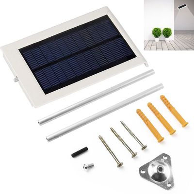 Solar Powered light - BANGWEIER 15W LED Solar Power Thin Waterproof Garden Wall Outdoor Street bright Light Lamp
