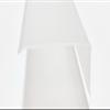 Import by ilumina Lighting OEM 42-1/8" Lens Diffuser Under Cabinet Replacement Cover Narrow L-42-1/8 x W-1-15/16 x H-15/16 Angled Edge view 3