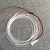 Raysell 3mm 16ft/5Meters PMMA Side Glow Optic Fiber Cable with 1.5W 12V LED Light Source Illuminator White view 2