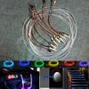 Raysell 3mm 16ft/5Meters PMMA Side Glow Optic Fiber Cable with 1.5W 12V LED Light Source Illuminator White view 3