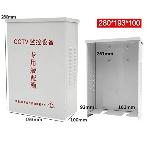 280x193x100mm Outdoor Metal Waterproof Junction Project Box Electrical Wiring Distribution Box
