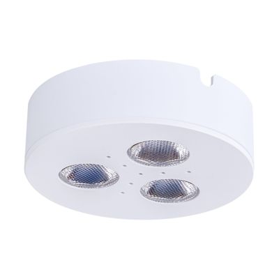 Armacost Lighting TriVue Under Cabinet LED Puck Light Recessed Downlight, 2700K, Matte White, 213312