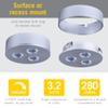 Armacost Lighting TriVue Under Cabinet LED Puck Light Recessed Downlight, 2700K, Matte White, 213312 view 2