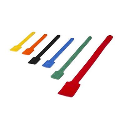 Hellermann Tyton North America GTASST Grip Tie Assortment Pack, Various Lengths and Colors, Polyamide/Polyethylene (Pack of 6)