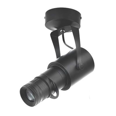 LUMINTURS 15W LED Ceiling Picture Spot Downlight Focus Adjustable Zoom Zoomable Lamp Fixture Light Black Finish Warm white