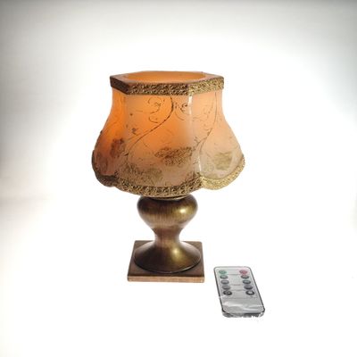 Gold Lace LED Candle Lamp