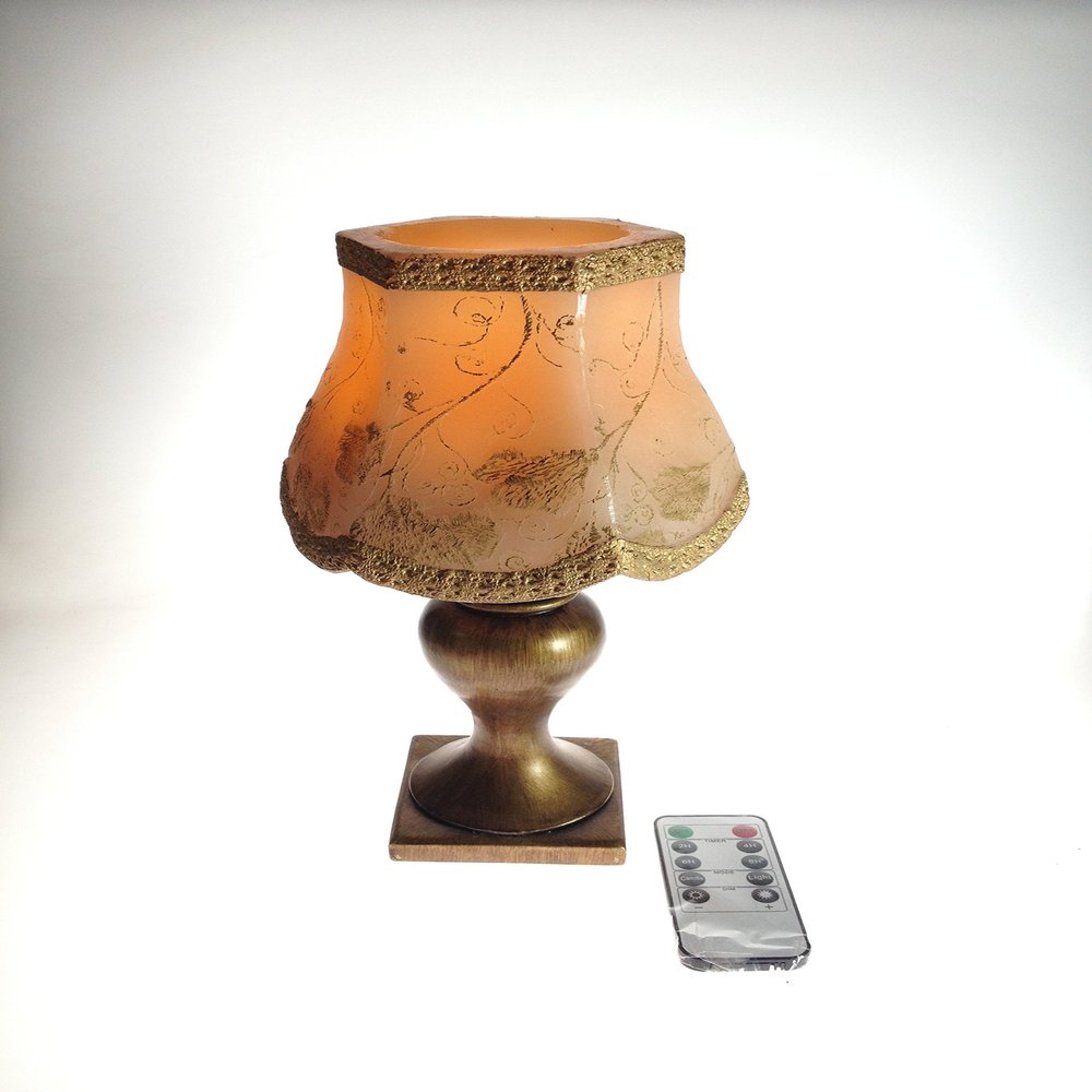 Gold Lace LED Candle Lamp