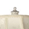 Regency Hill 60" Tall Scallop Shade Antique White Traditional Floor Lamp view 3