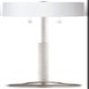 Abba 66" High White Shade Twin Pull Chain Floor Lamp Living Room view 2