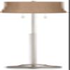 360 Lighting Abba Modern Standing Floor Lamp 66" Tall Brushed Nickel Silver Metal Natural Burlap Fabric Tapered Drum Shade Decor for Living Room Reading House Bedroom Office view 1