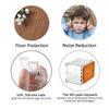 16pcs Transparent Clear Silicone Table Furniture Leg Feet Tips Covers Caps view 3