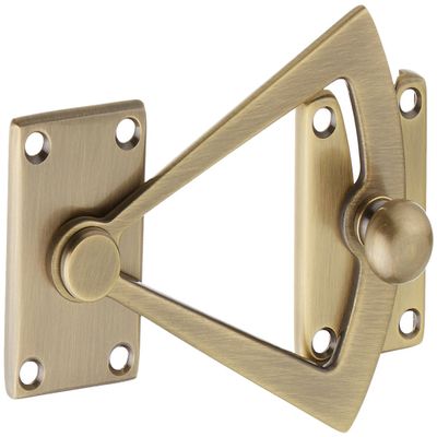 Baldwin 0340050 Dutch Door Quadrant, Antique Brass