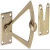 Baldwin 0340050 Dutch Door Quadrant, Antique Brass view 2