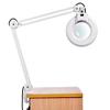 LED Desk Lamp - BANGWEIER 8X Magnifying Desk Table Clamp Lamp Mount Magnifier Light Glass Lens Adjustable LED Lighting view 1