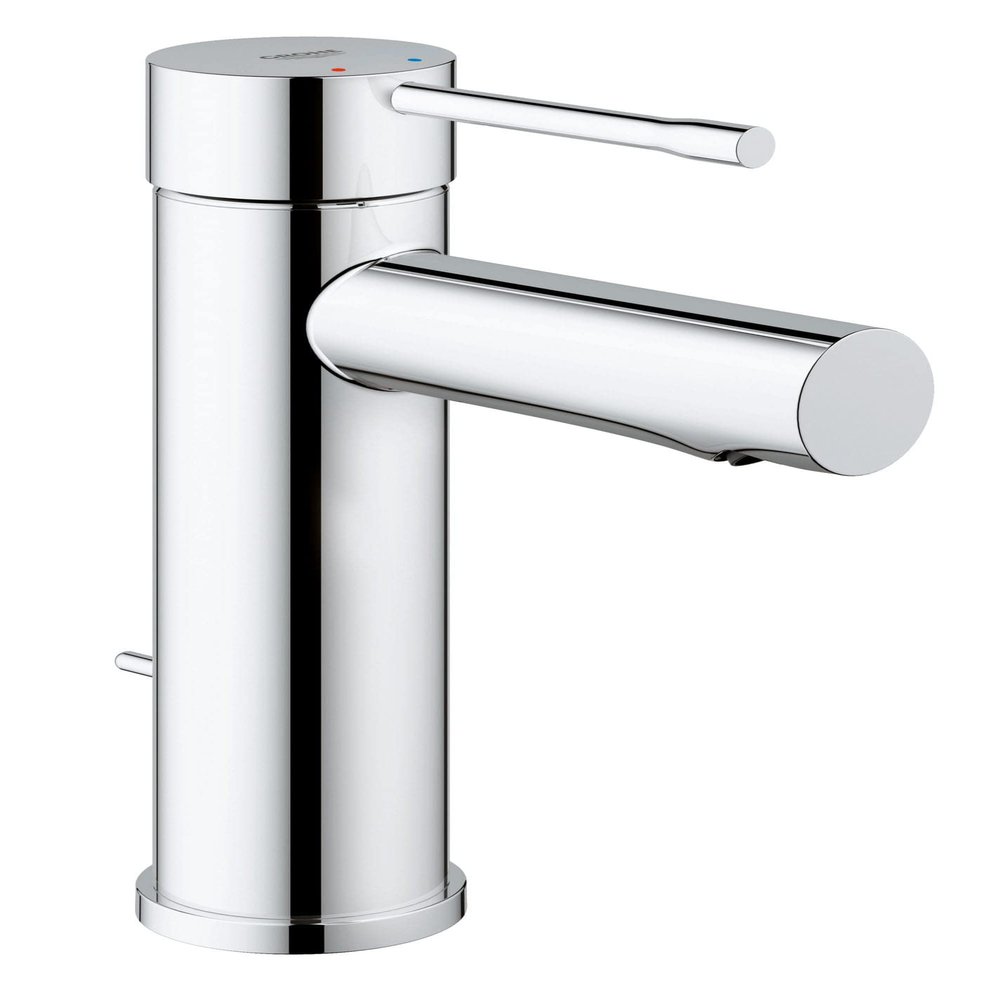 GROHE Essence New Single Hole Single-Handle 1.2 GPM Low-Arc Bathroom Faucet in StarLight Chrome 3221600A