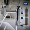 GROHE Essence New Single Hole Single-Handle 1.2 GPM Low-Arc Bathroom Faucet in StarLight Chrome 3221600A view 3