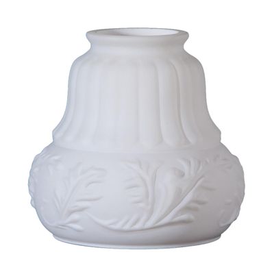 B&P Lamp Early Style Embossed Leaves Fixture Shade