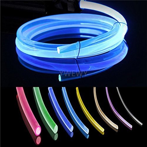 YWEWY 3.28ft PMMA Plastic Side Glow Optic Fiber for LED Light Source (0.31in)