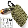 Holtzmans Survival Kit Gorilla Egg : 550 Paracord Grenade Emergency Kit - Your Survival Pack Has an Upgraded Military Grade Carabiner Snap Hook is Stuffed with 18 Tools view 1