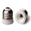 E-Simpo 10pcs E26 to E12 Adapter A19 to e12 Adapter Medium E26 to Candelabra Base E12 Adapter Standard Bulb to Candle lamp Base Converter PBT CE ROHS view 1