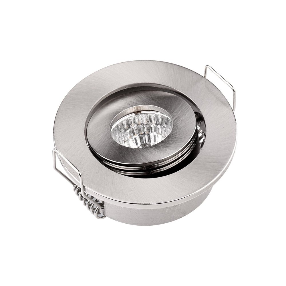JOYINLED Pack of 10 3W COB LED Downlights Kit Under Cabinet Recessed Ceiling Light Fixture with Adjustable Eyeball + Driver 3000K