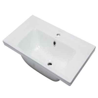 EAGO BH003 Ceramic 32"x19" Rectangular Drop In Sink, White