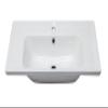 EAGO BH003 Ceramic 32"x19" Rectangular Drop In Sink, White view 3