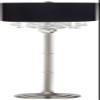 360 Lighting Crystals 62 1/2" Tall Black Shade Brushed Nickel Floor Lamp view 1