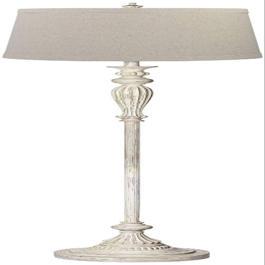 360 Lighting Vintage Chic 60" Tall Burlap Shade Antique White Floor Lamp