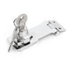 uxcell 95mmx32mmx30mm Metal Screw Fixing Safety Guard Keyed Hasp Latch Lock view 3