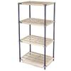 Nexel Vented Plastic Shelving, Nexelon Finish, 30x18x86 view 2