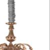 Chain and Cord Cover CoverEase Fabric Chandelier Chain Cover 6 ft Long Grey view 1