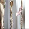 Golden Chandelier Chain Cover Cover Faux Silk 6 ft Long Gold view 3